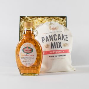 Fuller's Sugarhouse NH Maple Syrup Pint and Pancake Gift Set