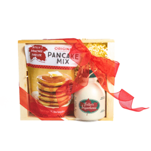 Fuller's Sugarhouse NH Maple Syrup Pint and Pancake Gift Crate