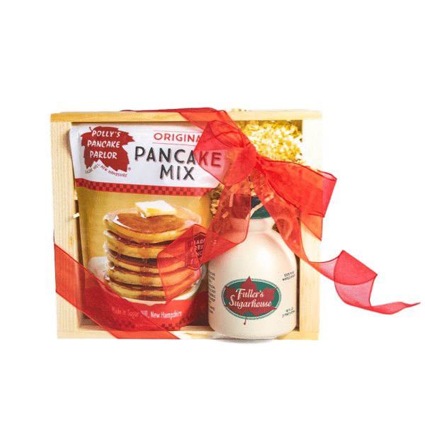 Fuller's Sugarhouse NH Maple Syrup Pint and Pancake Gift Crate