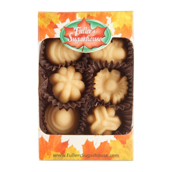 6 Piece Box of Fuller's Sugarhouse Pure NH Maple Syrup Candy