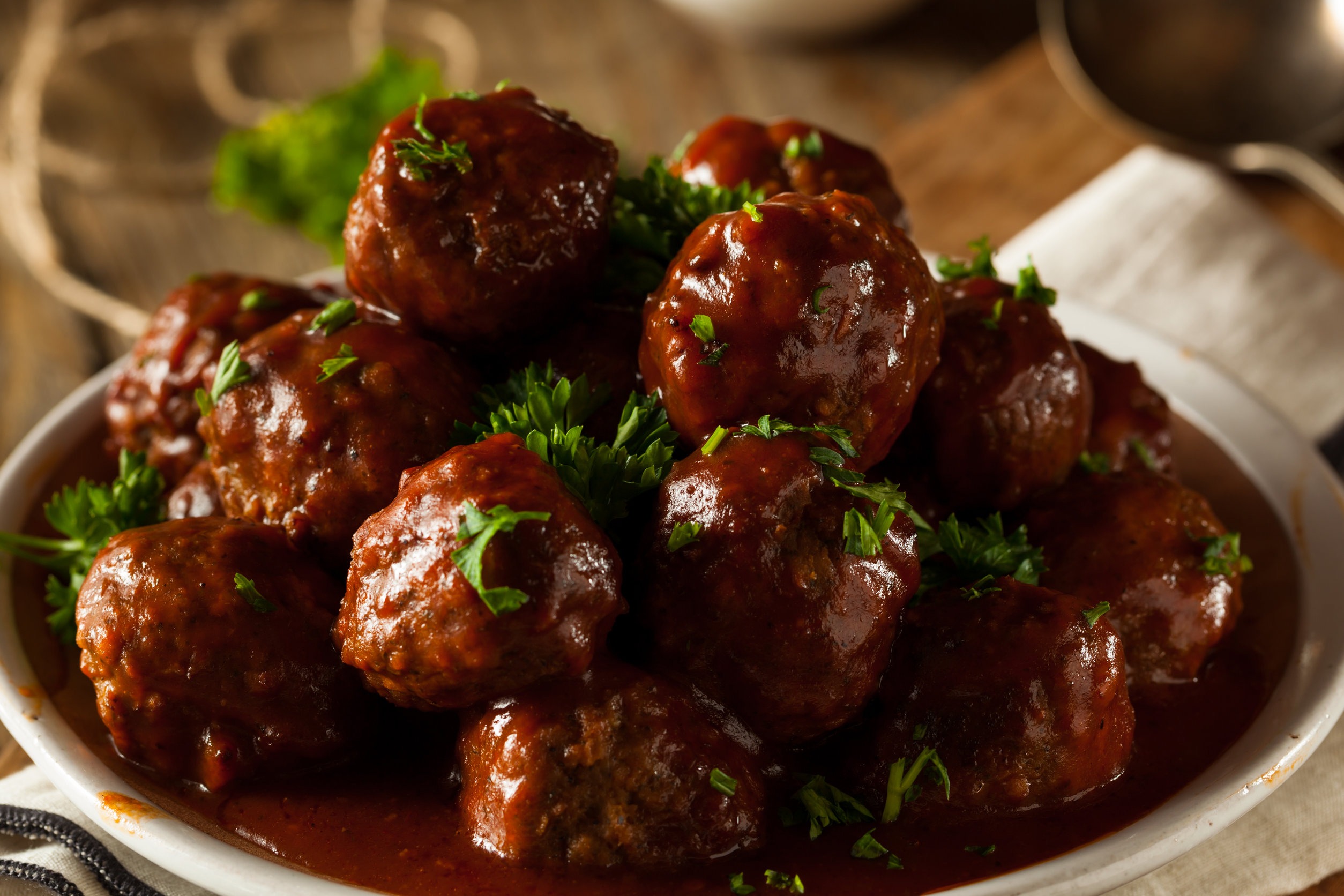 BBQ Maple Meatballs