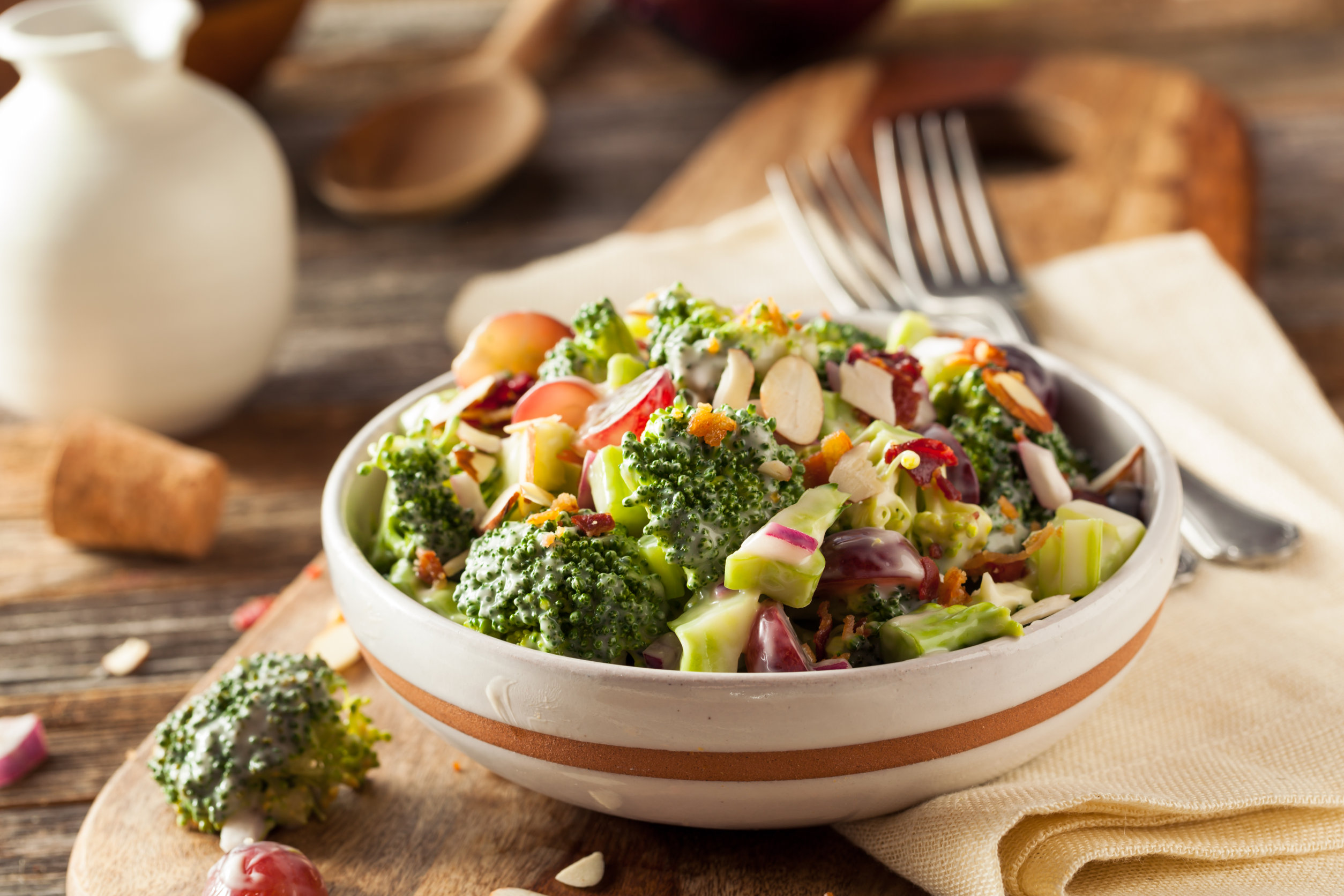 Maple Broccoli Salad with Bacon