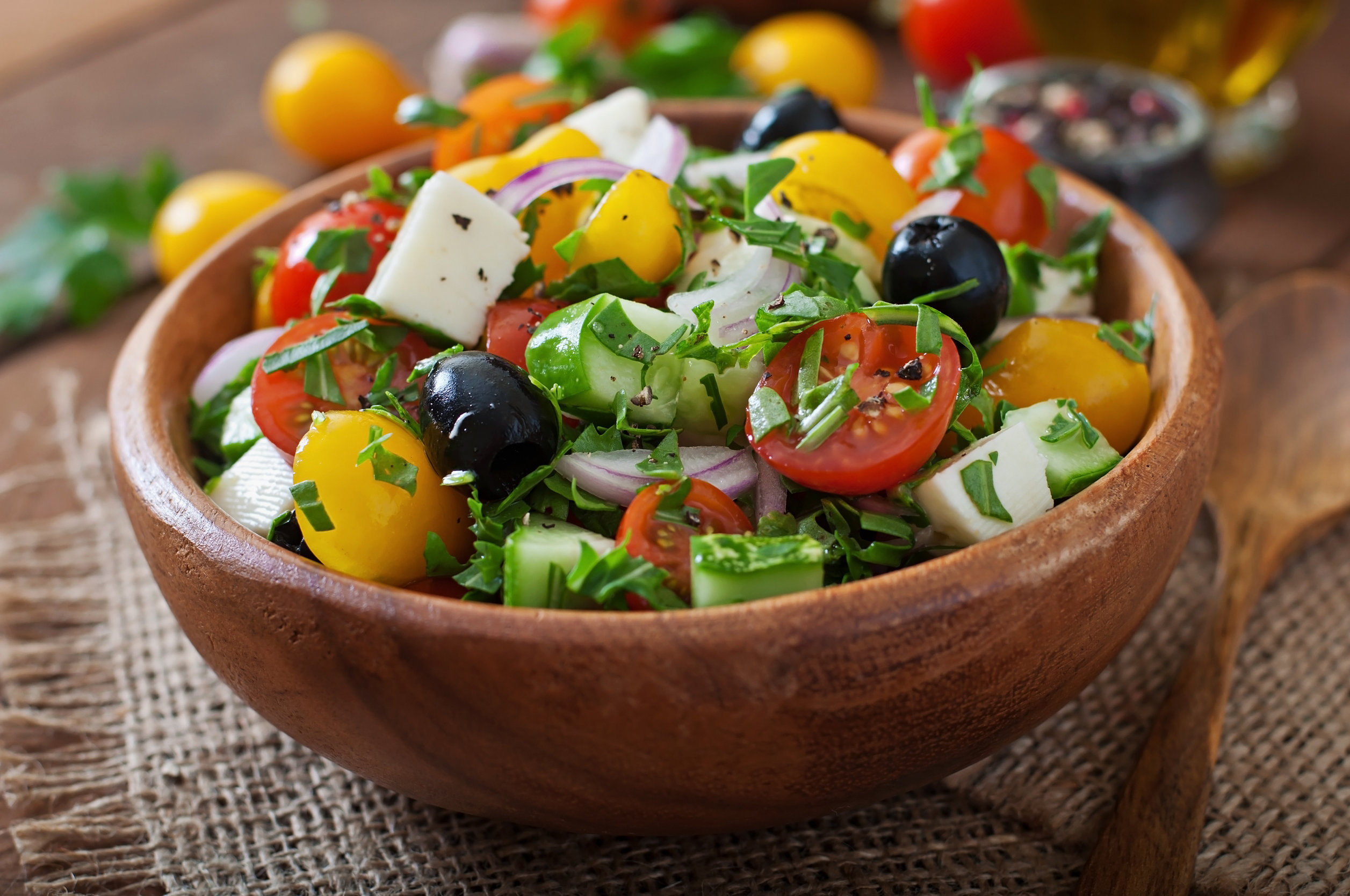 Cucumber Tomato Salad with Maple Vinaigrette