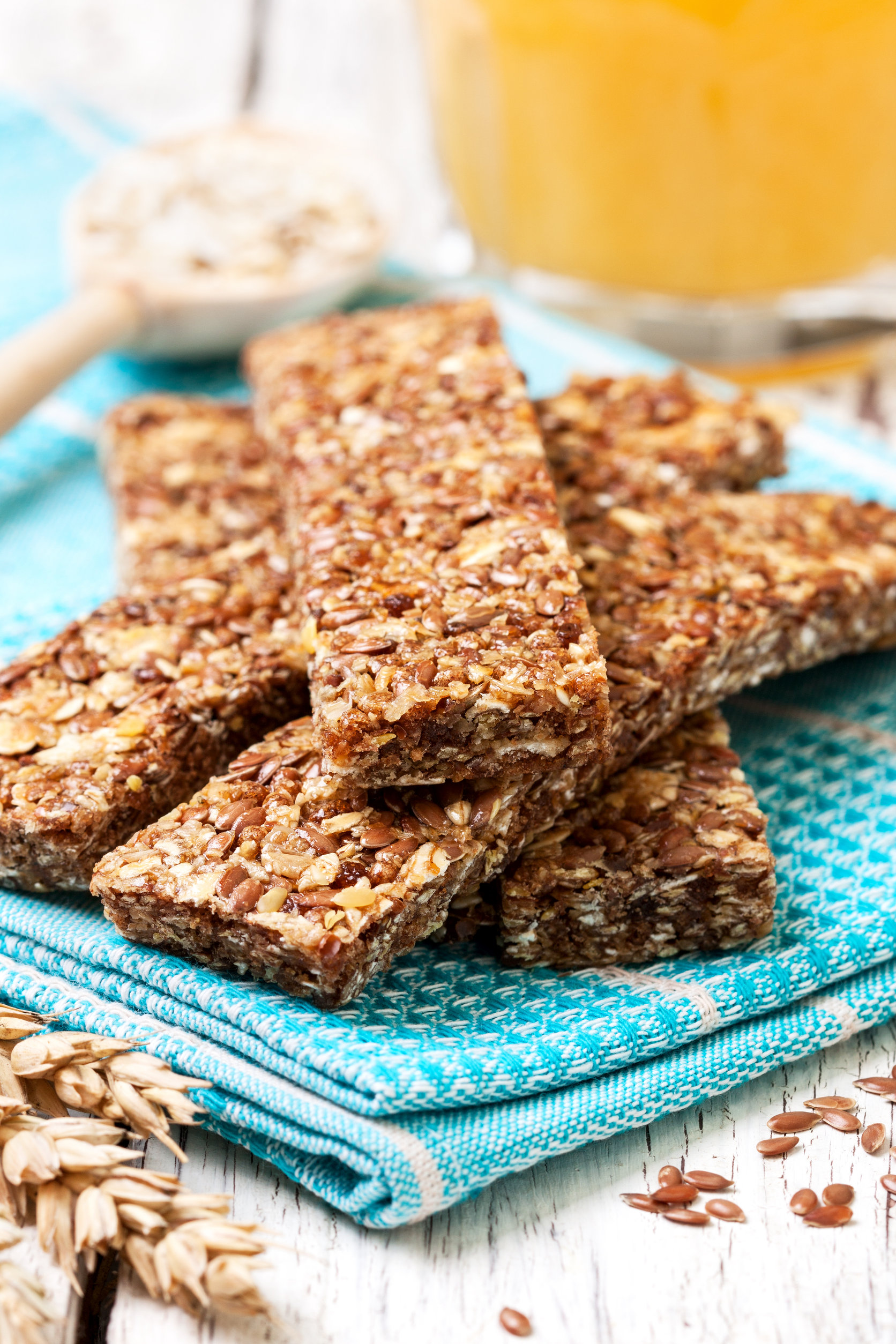 Maple Peanut Butter and Banana Energy Bars