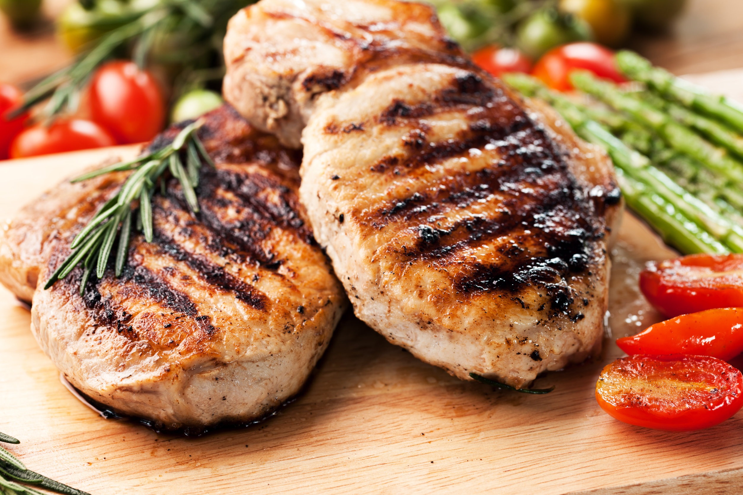 Maple Honey Glazed Pork Chops