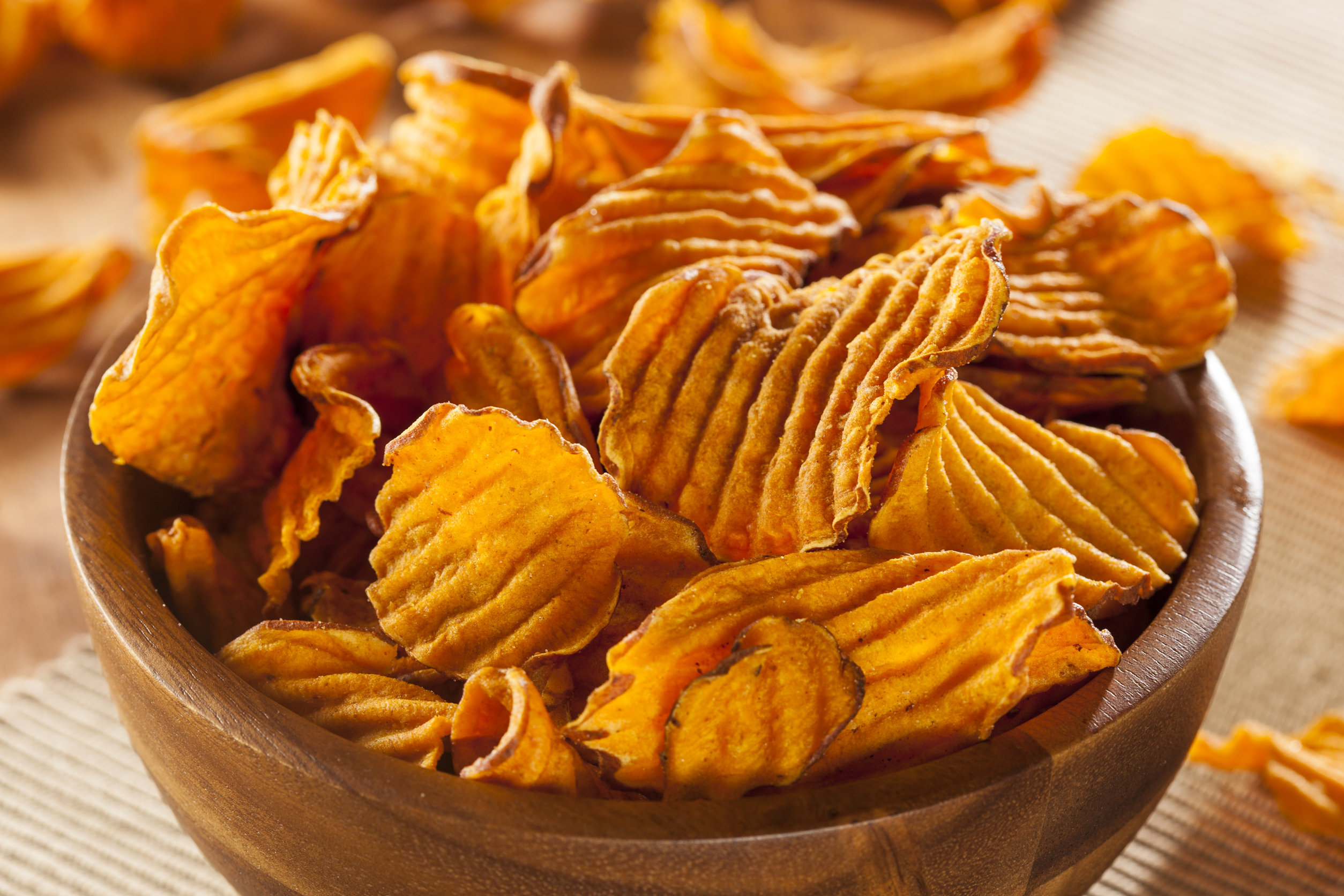 Maple Sweet Potato Chips