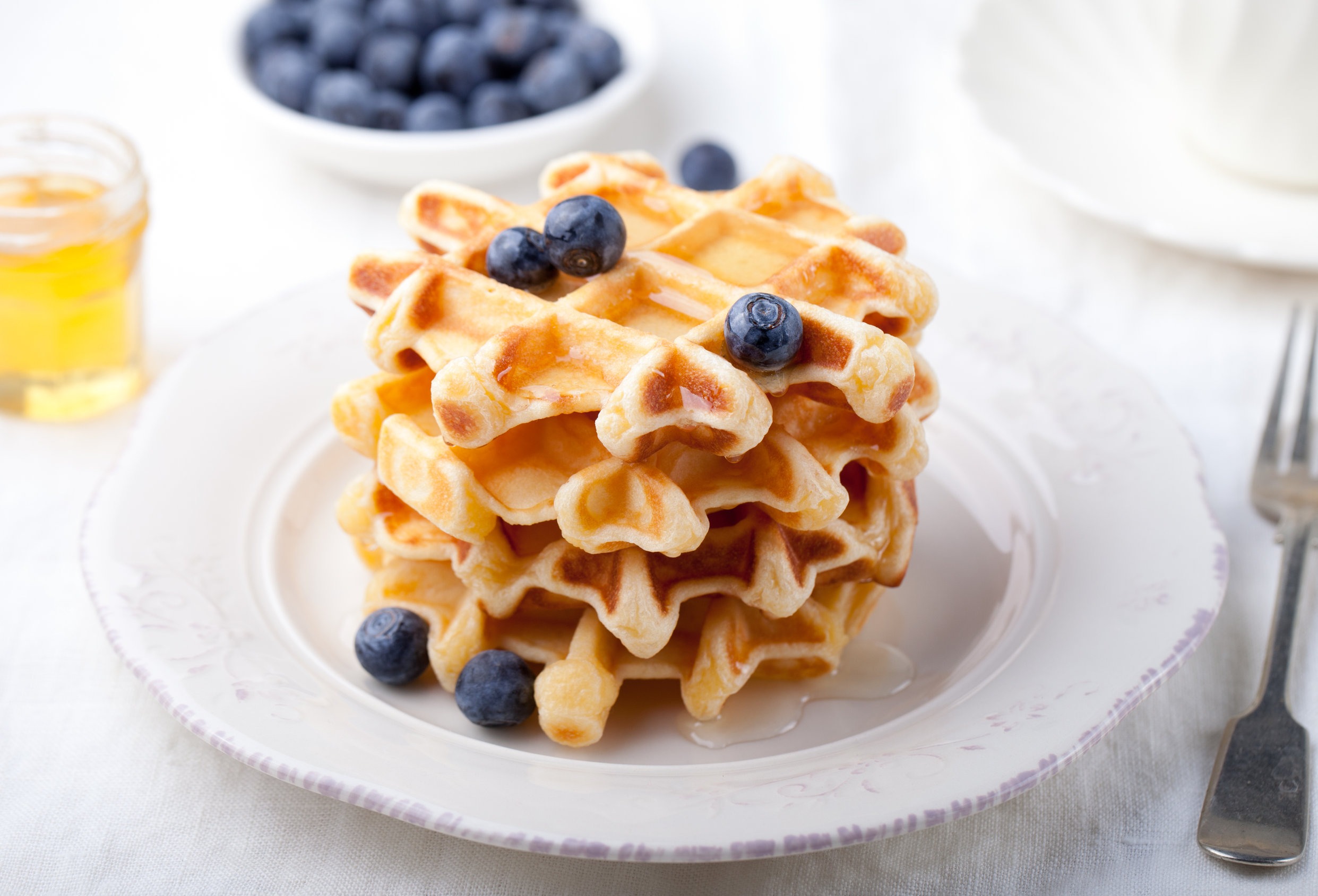 Maple Cornmeal Waffles