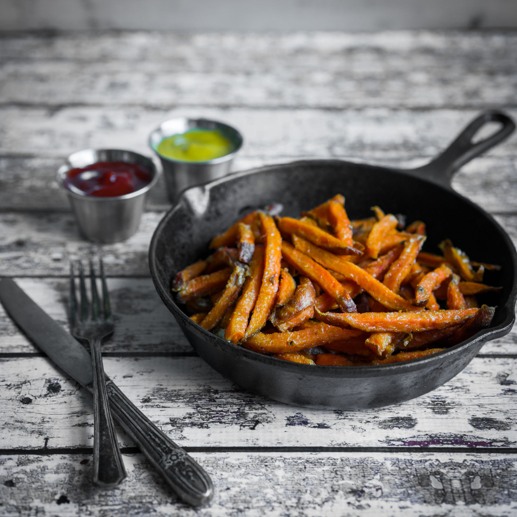 Maple Tahini Grilled Sweet Potatoes