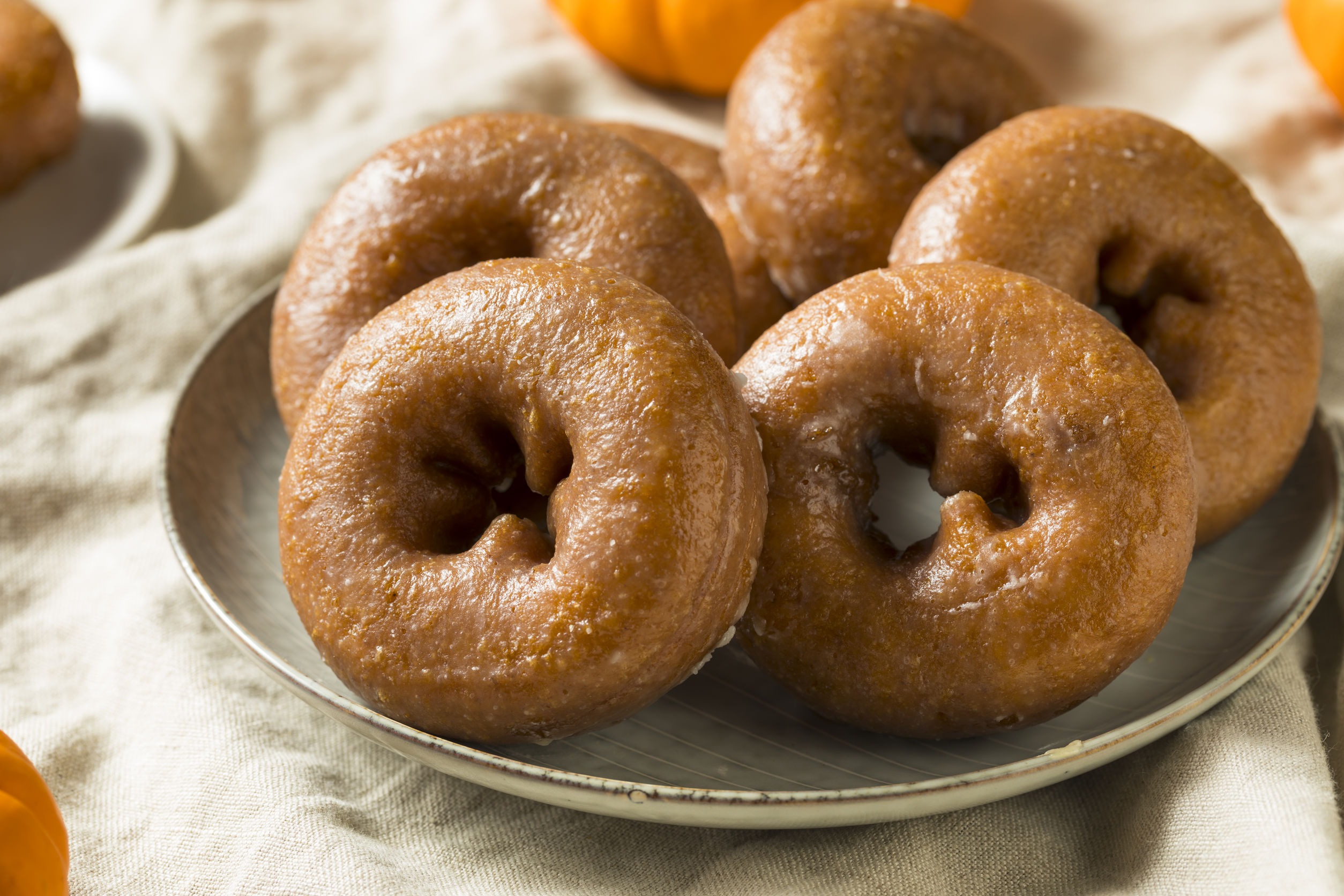 Maple Glazed Pumpkin Donuts