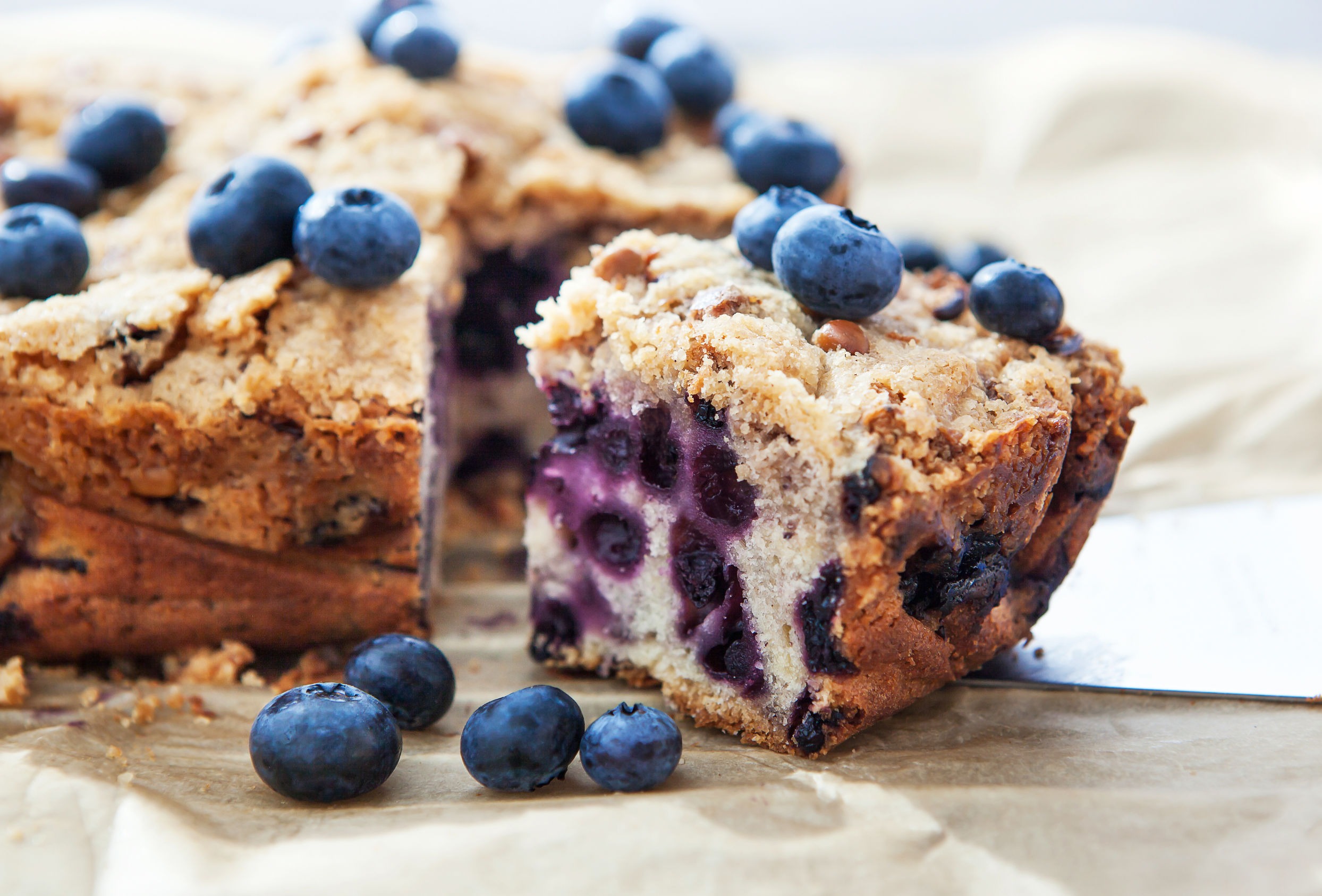 Mrs. K’s Maple Blueberry Tea Cake