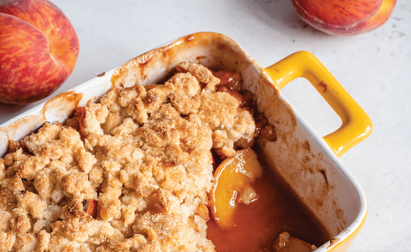 Maple Peach Crisp