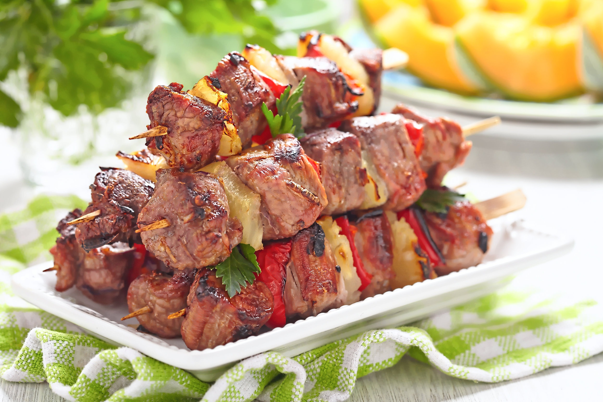 Maple Beef Teriyaki Skewers