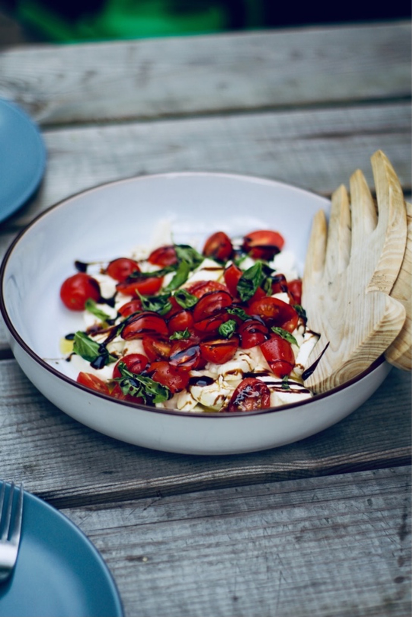 Caprese Salad with Maple Balsamic Reduction