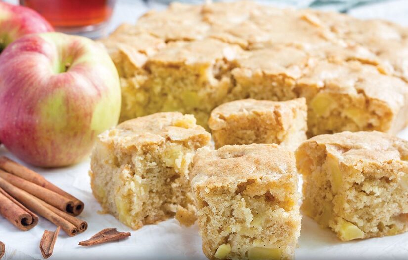 Maple Apple Blondies