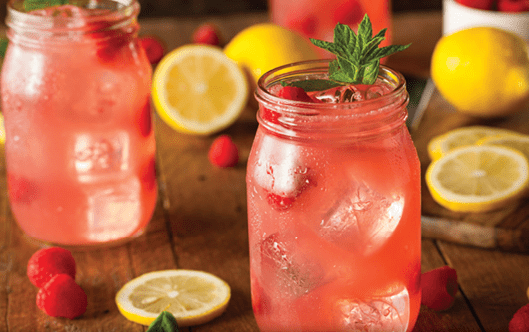 Maple Raspberry Lemonade